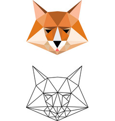 Geometric Fox Face