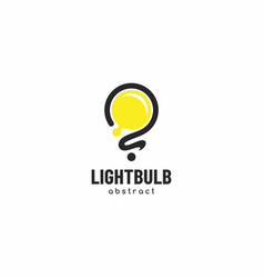 Abstract Lightbulb Logo