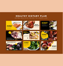 Healthy Dietary Plan Template Marketing Food