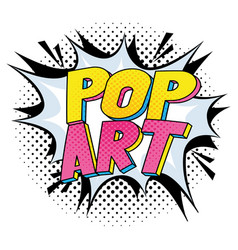 Pop Art Lettering Poster