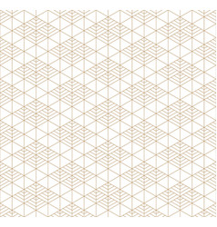 Seamless Japanese Pattern Shoji Kumiko In Golden