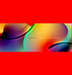 Trendy Simple Fluid Color Gradient Abstract