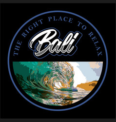 Bali Island Template For Graphic Design