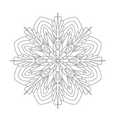 Cosmic Mindfulness Mandala Coloring Book Page