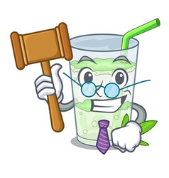 Judge Juice Lassi Bhang Isolated On Mascot