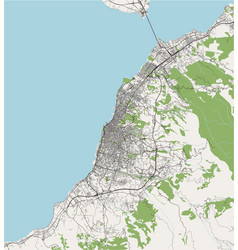 Map City Patras Greece