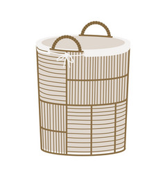 Wooden Basket For Home Decoration Concept