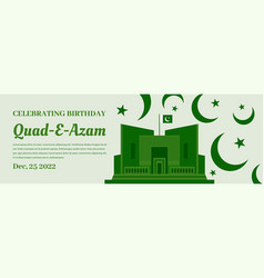 Celebrating Birthday Quad E Azam Horizontal