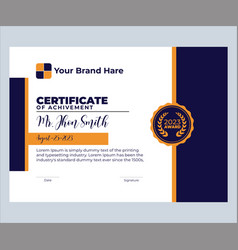 Certificate Of Achievement Award Template