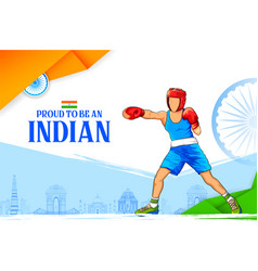 Indian Sportsperson Welterweight Boxing In Women