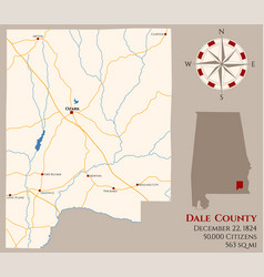 Map Of Dale County In Alabama