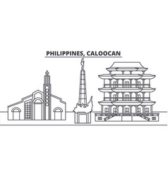 Philippines Caloocan Line Skyline