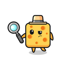 Cheese Detective Character Is Analyzing A Case