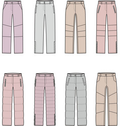 Womens Down Pants Fashion Cad