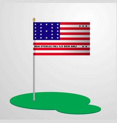 Bikini Atoll Flag Pole