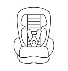 Car Child Seats Outline Icon