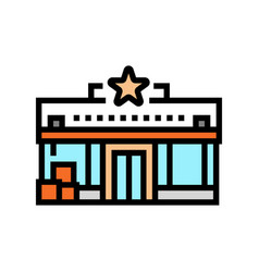 Dime Store Shop Color Icon