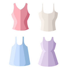 Set Four Women Tank Top Female Summer Clothes