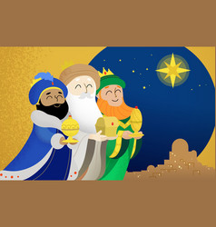 Three Wise Men Offering Gifts