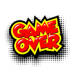 Game Over Red Icon