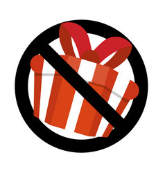 Prohibit Sign And No Gift And Surprise