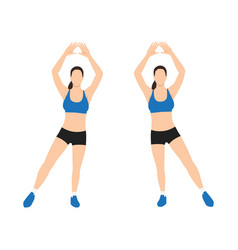 Woman Doing Modified Jumping Jacks Exercise