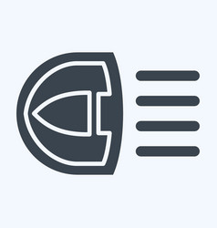 Icon Light Related To Car Automotive Symbol Glyph