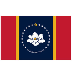 Accurate Correct New Mississippi Ms State Flag