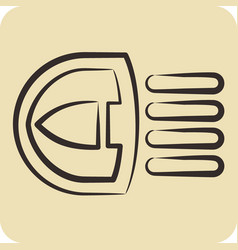 Icon Light Related To Car Automotive Symbol Hand