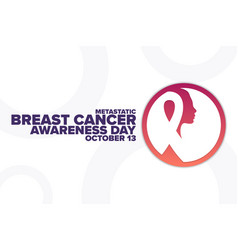 Metastatic Breast Cancer Awareness Day October 13