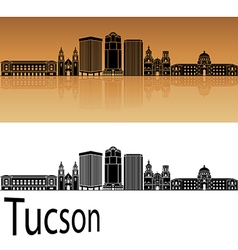 Tucson V2 Skyline In Orange