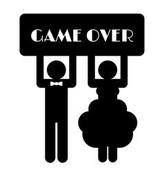 Funny Wedding Symbol - Game Over