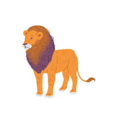 Lion African Animal Flat