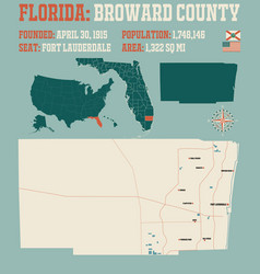 Map Broward County In Florida