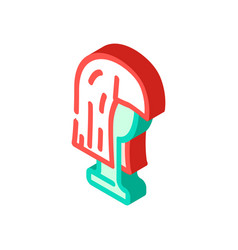 Wig Accessory Isometric Icon