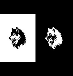 Wolf Logo Graphic Modern Abstract Black