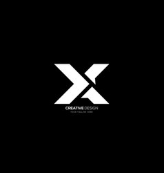 X Modern Letter Sports Type Logo Design