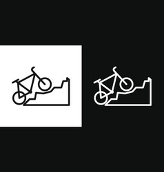 Biking Mountain Icon