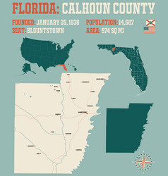 Map Calhoun County In Florida