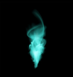 Teal Smoke Swirl Background