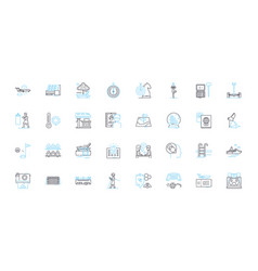 Culture Shock Linear Icons Set Disorientation