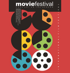 Film Festival Abstract Poster Design