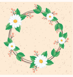 White Flowers Daisy Crown