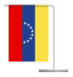 Venezuela Flag On Pole Icon