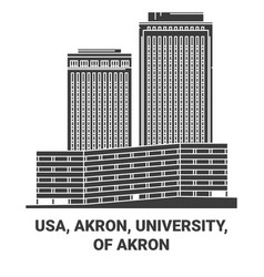 Usa Akron University Of Travel Landmark