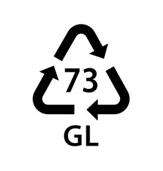 Glass Recycling Code Gl 73 Dark Sort