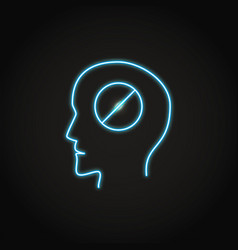 Neon Catatonia Syndrome Icon In Line Style