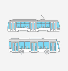 Public Transport Linear Concept