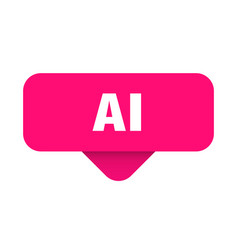 Ai Sticker Sign On Transparent Background