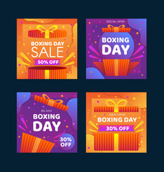 Boxing Day Sale Instagram Post Collection Design